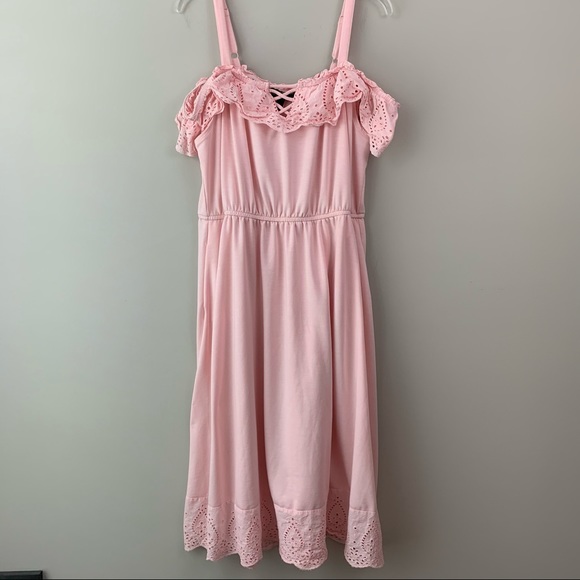 Lane Bryant dress- pink midi - Picture 1 of 11